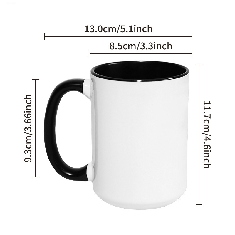 Sublimation Mug White - 450ML 15 oz Großer Becher DIY