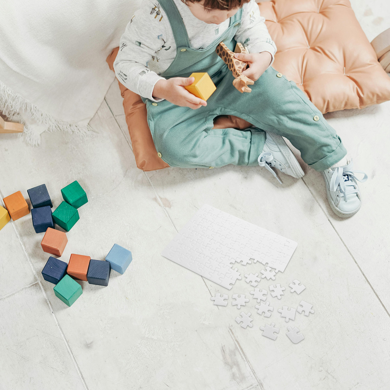 4 Blatt weißes Puzzlebrett, le – Puzzle Blank White Bewertung und Preis