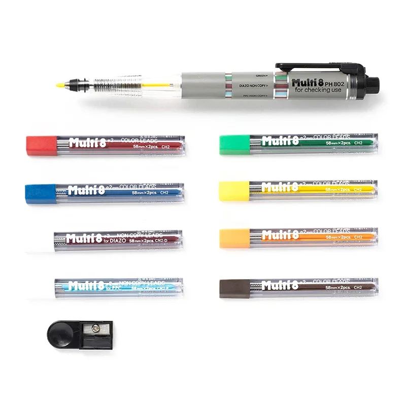 Japan Pentel Multi+8 Druckblei – Pentel Pen Energel Bewertung und Preis