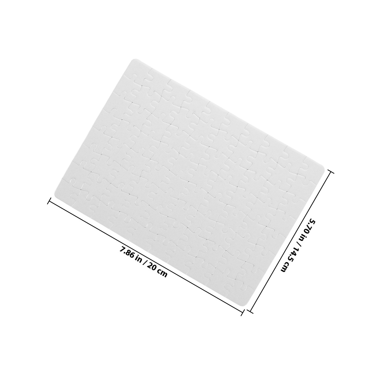 4 Blatt leere Puzzleteile, wei – Puzzle Blank White Bewertung und Preis